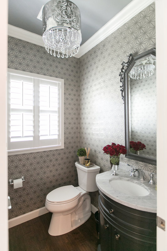 Glam Bathroom Design Photo by Jessie D. Miller Interior Design Wayfair